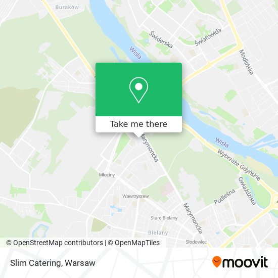 Slim Catering map