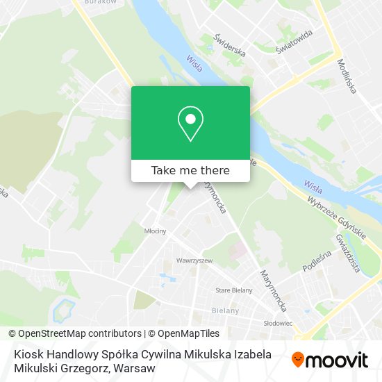 Kiosk Handlowy Spółka Cywilna Mikulska Izabela Mikulski Grzegorz map