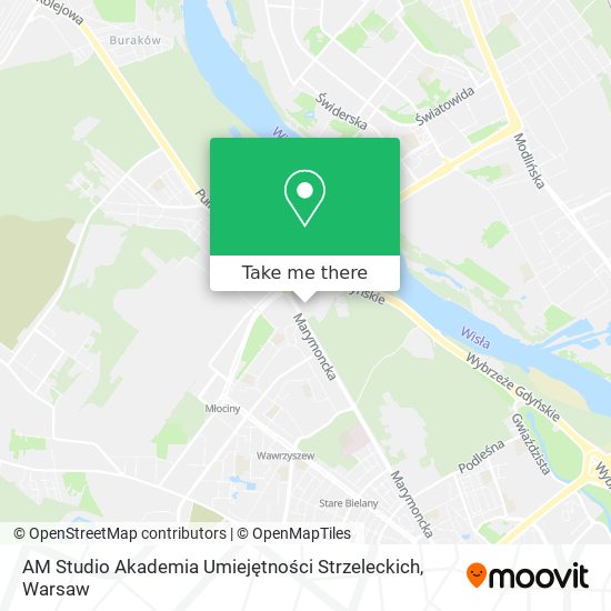 AM Studio Akademia Umiejętności Strzeleckich map