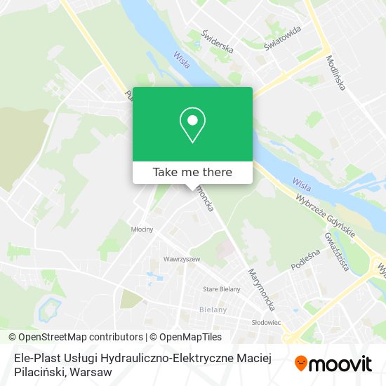 Ele-Plast Usługi Hydrauliczno-Elektryczne Maciej Pilaciński map