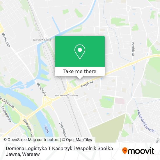 Domena Logistyka T Kacprzyk i Wspólnik Spółka Jawna map