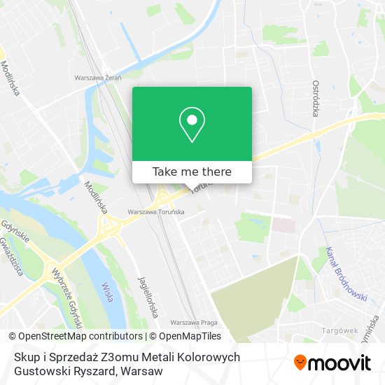 Skup i Sprzedaż Z3omu Metali Kolorowych Gustowski Ryszard map