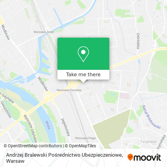 Andrzej Bralewski Pośrednictwo Ubezpieczeniowe map