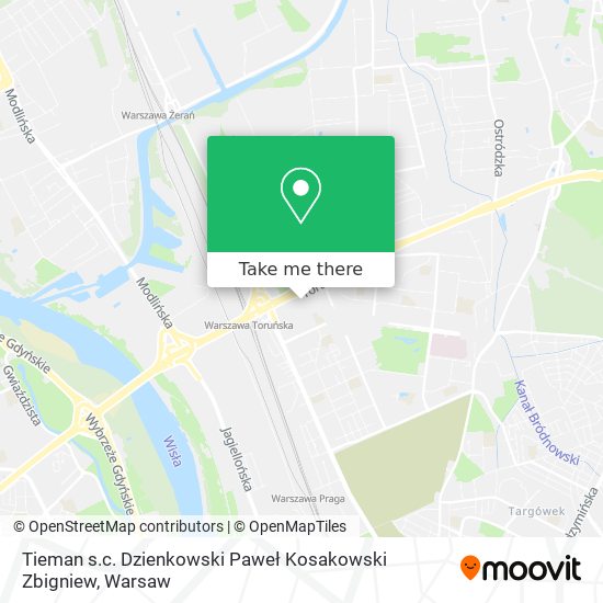 Tieman s.c. Dzienkowski Paweł Kosakowski Zbigniew map