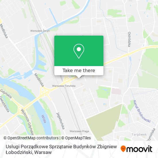 Usługi Porządkowe Sprzątanie Budynków Zbigniew Łobodziński map