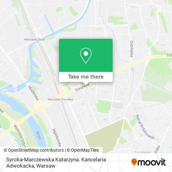 Syroka-Marczewska Katarzyna. Kancelaria Adwokacka map