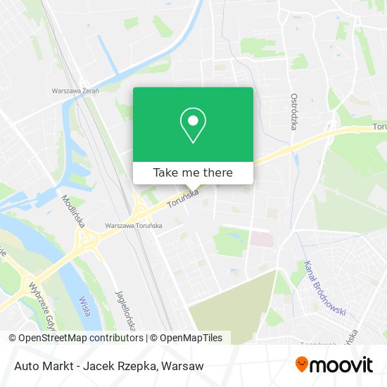 Auto Markt - Jacek Rzepka map