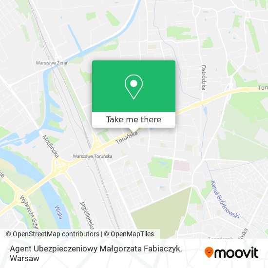 Agent Ubezpieczeniowy Małgorzata Fabiaczyk map