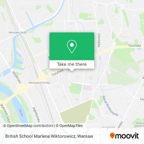 British School Marlena Wiktorowicz map