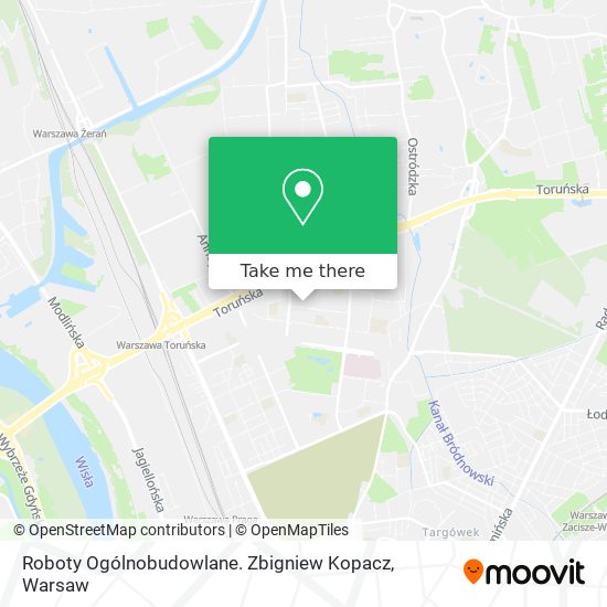 Roboty Ogólnobudowlane. Zbigniew Kopacz map