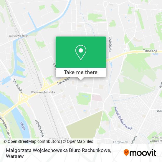 Małgorzata Wojciechowska Biuro Rachunkowe map