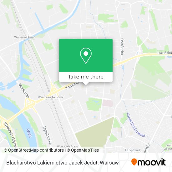 Blacharstwo Lakiernictwo Jacek Jedut map