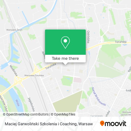 Maciej Garwoliński Szkolenia i Coaching map