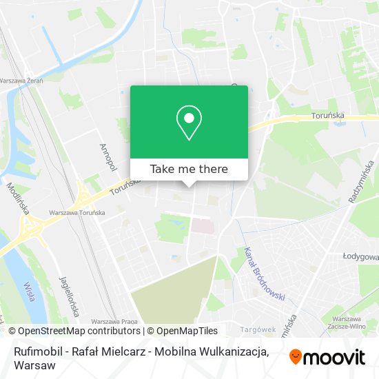 Rufimobil - Rafał Mielcarz - Mobilna Wulkanizacja map