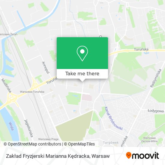 Zakład Fryzjerski Marianna Kędracka map