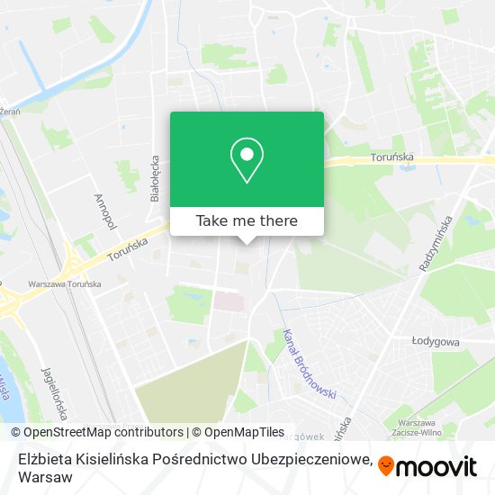 Elżbieta Kisielińska Pośrednictwo Ubezpieczeniowe map