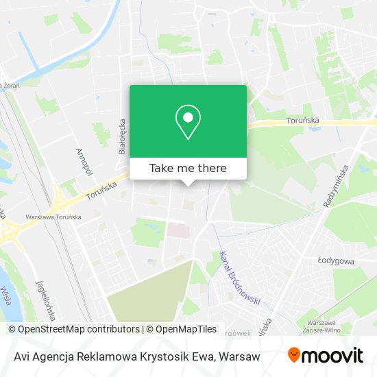 Avi Agencja Reklamowa Krystosik Ewa map