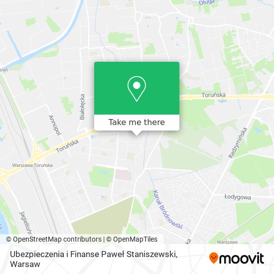 Ubezpieczenia i Finanse Paweł Staniszewski map