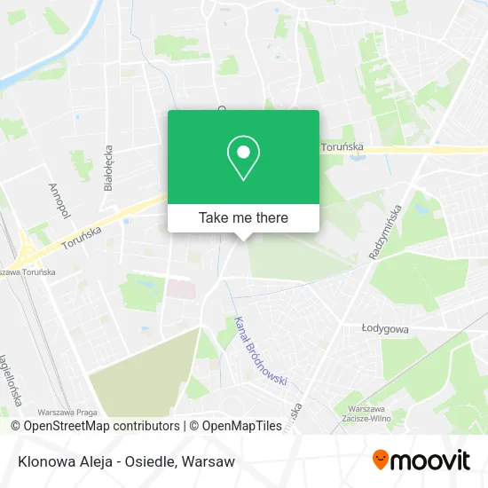 Карта Klonowa Aleja - Osiedle