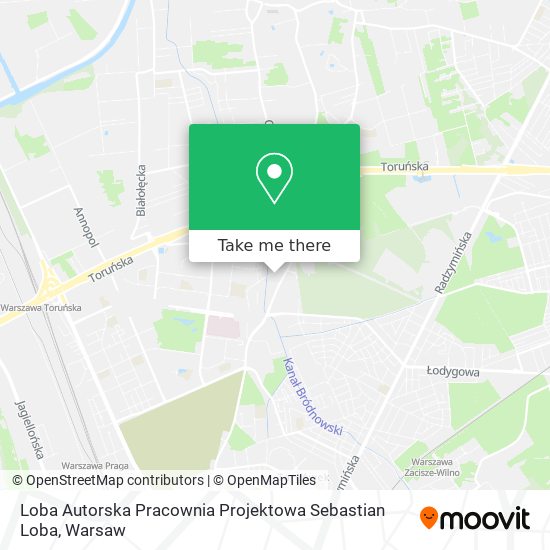 Loba Autorska Pracownia Projektowa Sebastian Loba map