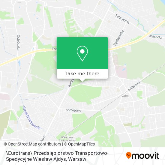 \Eurotrans\ Przedsiębiorstwo Transportowo-Spedycyjne Wiesław Ajdys map