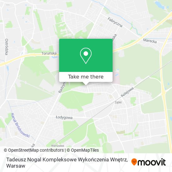 Tadeusz Nogal Kompleksowe Wykończenia Wnętrz map