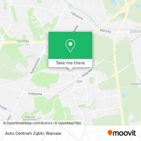 Auto Centrum Ząbki map