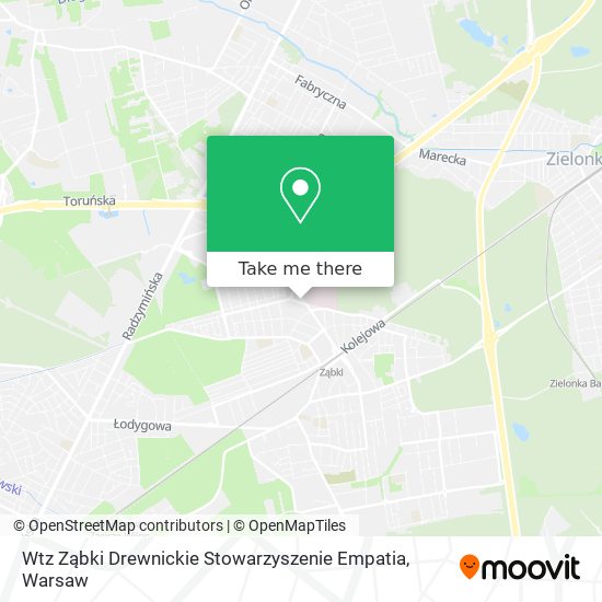 Wtz Ząbki Drewnickie Stowarzyszenie Empatia map