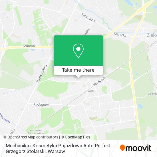 Mechanika i Kosmetyka Pojazdowa Auto Perfekt Grzegorz Stolarski map