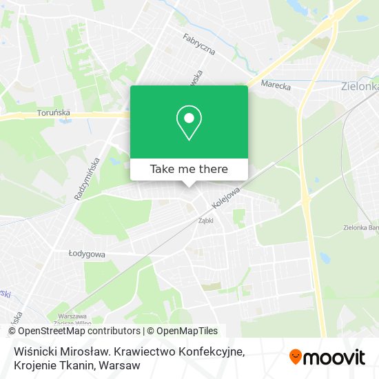 Wiśnicki Mirosław. Krawiectwo Konfekcyjne, Krojenie Tkanin map