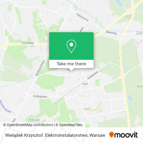 Wielądek Krzysztof. Elektroinstalatorstwo map