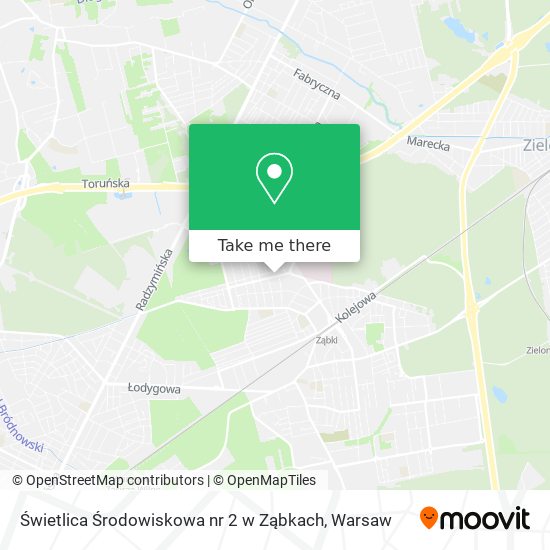 Карта Świetlica Środowiskowa nr 2 w Ząbkach