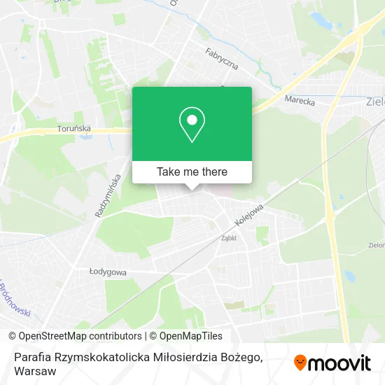 Parafia Rzymskokatolicka Miłosierdzia Bożego map