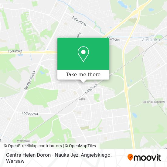 Centra Helen Doron - Nauka Jęz. Angielskiego map