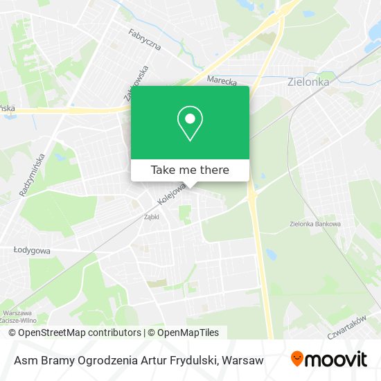 Asm Bramy Ogrodzenia Artur Frydulski map