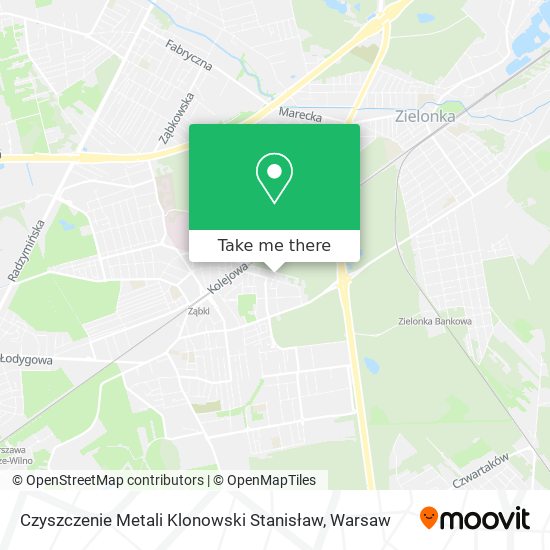 Czyszczenie Metali Klonowski Stanisław map