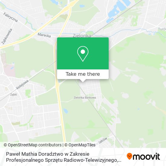 Paweł Mathia Doradztwo w Zakresie Profesjonalnego Sprzętu Radiowo-Telewizyjnego map