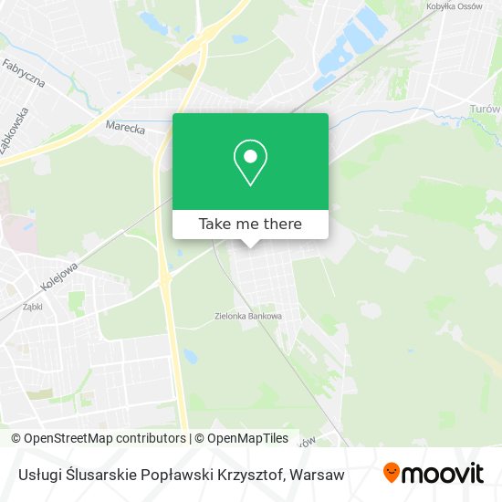 Usługi Ślusarskie Popławski Krzysztof map