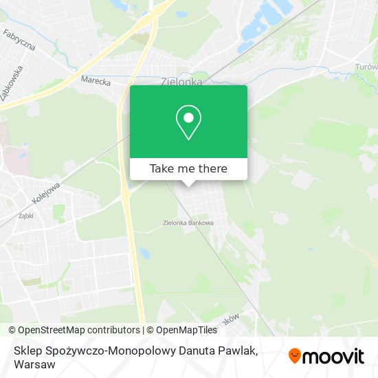 Sklep Spożywczo-Monopolowy Danuta Pawlak map