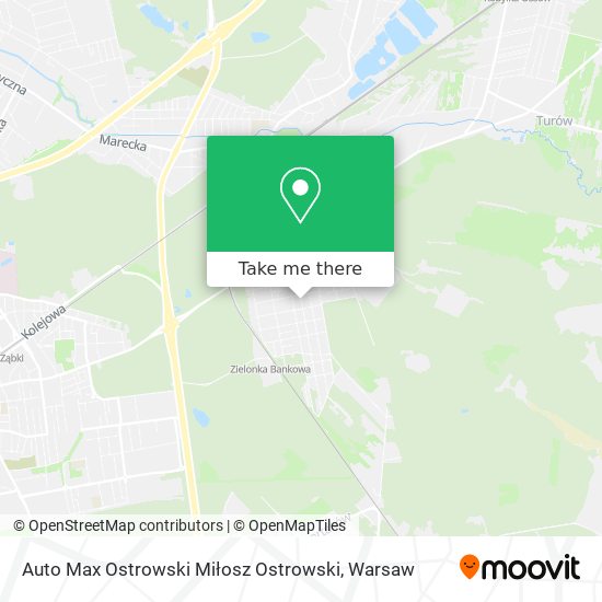 Auto Max Ostrowski Miłosz Ostrowski map