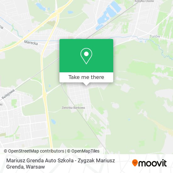 Mariusz Grenda Auto Szkoła - Zygzak Mariusz Grenda map