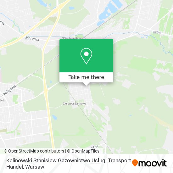 Kalinowski Stanisław Gazownictwo Usługi Transport Handel map