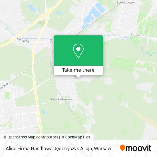 Alice Firma Handlowa Jędrzejczyk Alicja map