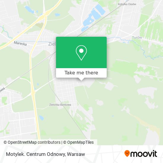 Motylek. Centrum Odnowy map