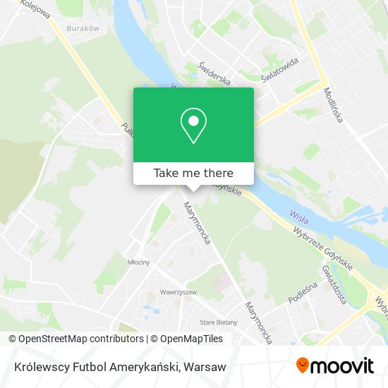 Królewscy Futbol Amerykański map