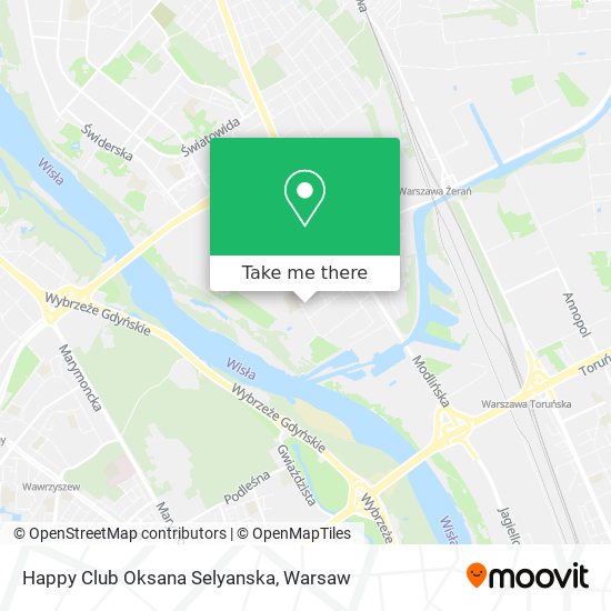 Happy Club Oksana Selyanska map