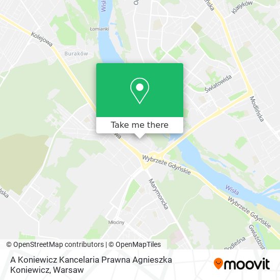 A Koniewicz Kancelaria Prawna Agnieszka Koniewicz map