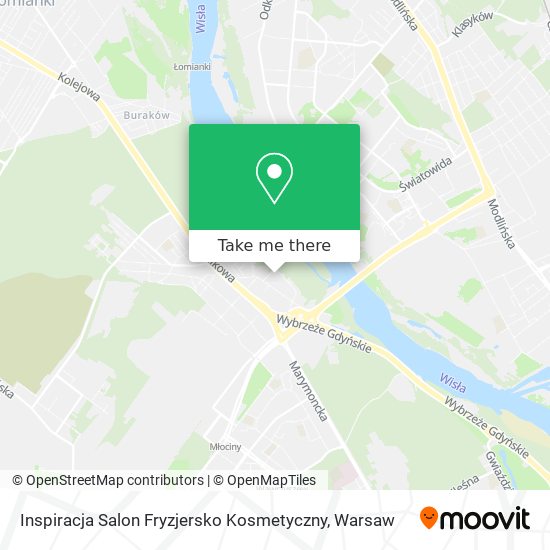 Inspiracja Salon Fryzjersko Kosmetyczny map