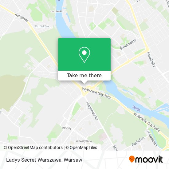 Ladys Secret Warszawa map