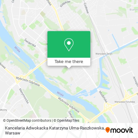 Kancelaria Adwokacka Katarzyna Ulma-Raszkowska map